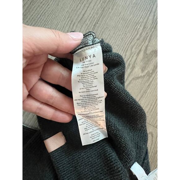 Lunya cozy Pima Alpaca Wide Leg Pants size XS - Picture 5 of 5